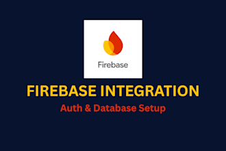 integrate firebase authentication and database into your website