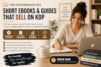 write a short ebook or guide for your KDP self publishing selfhelp, medical book