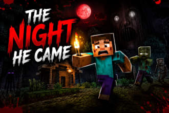 create professional minekraft gaming yutube thumbnails