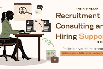 design your hiring process and screen cvs