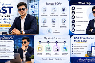 do gst registration and monthly gst return filing