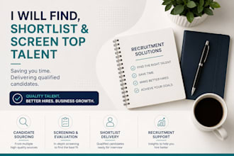 recruit and source qualified candidates