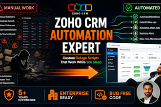 write custom deluge scripts to automate your zoho CRM workflows