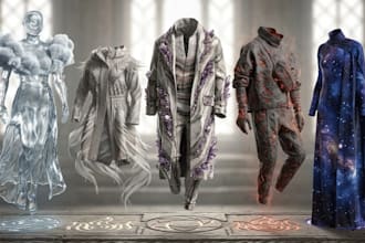 create 3d second life avatar model with bento rigging and mesh
