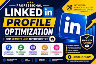 optimize your linkedin profile for remote job opportunities