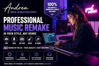 be an edm vocalist, singer songwriter, pop singer, jingle and intro music singer
