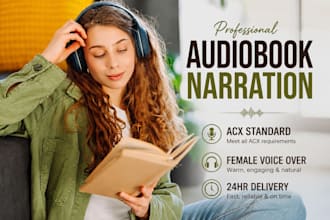 record your professional audiobook voice over narration to acx standards