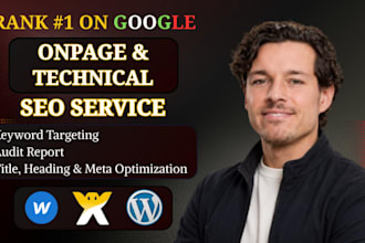 do technical seo, on page optimization, google indexing for website