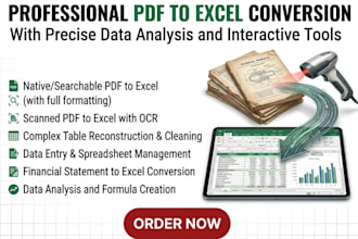 convert PDF to excel with high accuracy