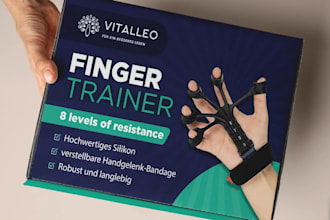 design high quality finger trainer packaging for your product