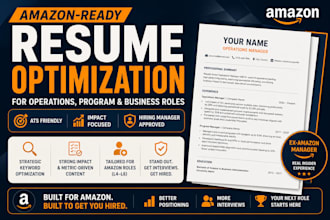 optimize your resume for amazon operations and program management roles