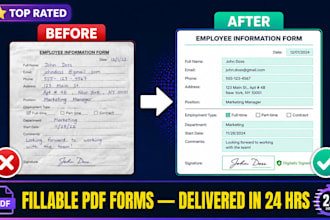 create interactive fillable PDF forms and editable documents
