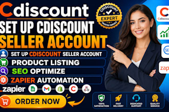 set up cdiscount seller account product listing seo optimize zapier automation