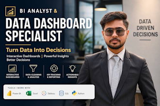 be your bi analyst and build powerful interactive dashboards