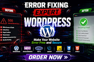 fix wordpress issue plugin error critical error or 500 404 errors