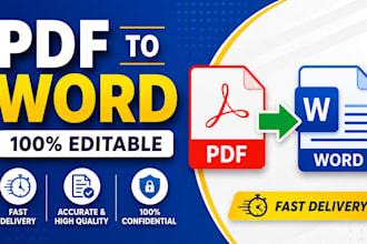 convert PDF to word and word to PDF