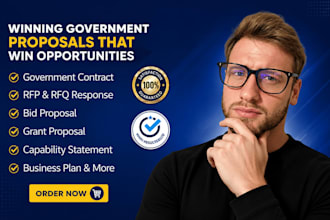 write winning government contract, rfp, rfq grant proposals