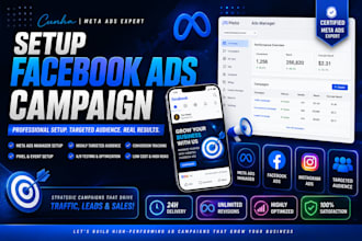 setup facebook ads campaign, meta ads manager, meta ad marketing, instagram ads
