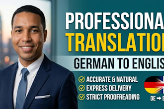 professionally translate german to english and localization