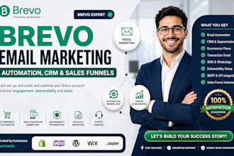 setup brevo email marketing automation crm and smtp