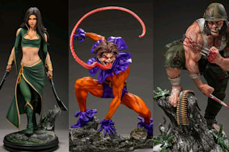 3d print and paint anime figure miniature 3d figurine statue stl resin printing