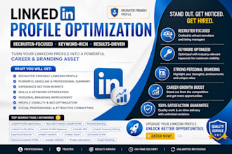 create a recruiter friendly linkedin profile for job seekers