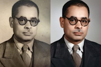 professional old photo restoration