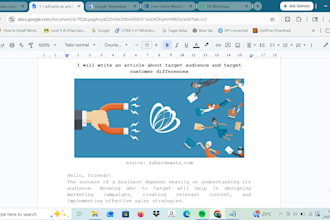 write an article about target audience and target customer differences