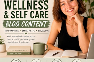 psychology wellness and self care blog content