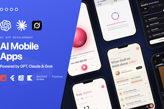 build a flutter or swiftui ai app powered by gpt or claude