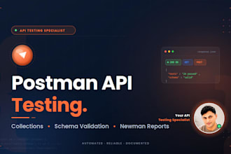 test rest API with postman and deliver ci ready test collection