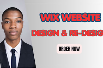redesign your wix ecommerce website and optimize wix SEO
