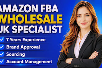 amazon fba wholesale UK specialist, fba setup and amazon consultant, fba agency