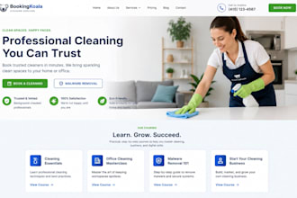 wordpress office cleaning bookingkoala malware removal house cleaning website