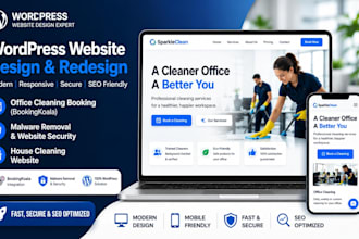 wordpress office cleaning bookingkoala malware removal house cleaning website