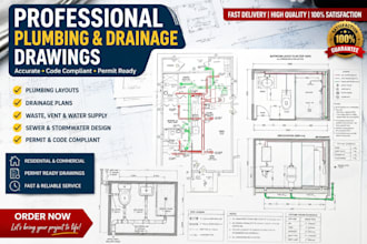design california plumbing drawings drainage plans and water supply layout vent