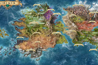 draw detailed hand drawn fantasy map for dnd map or rpg world map battlemap