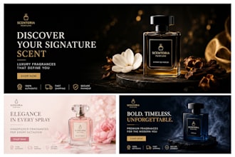 design a luxury shopify perfume store for fragrance brands