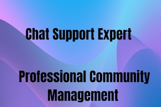 be your professional telegram moderator and chat support