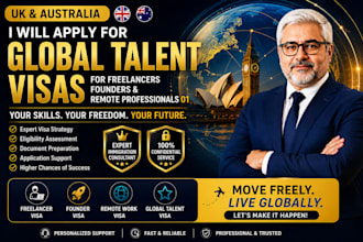 apply for global talent visas for founders,freelancers and remote professionals