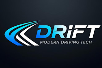 design modern and dynamic drift logo for your brand