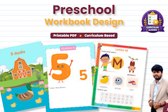 design educational workbooks worksheets and activity books