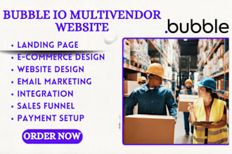 build a custom bubble io multi vendor ecommerce marketplace website
