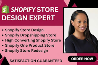 shopify store design and development for dropshipping ecommerce and brand owners