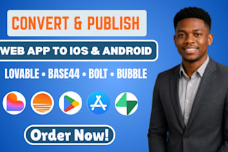 convert publish your lovable or base44 web app to ios and android using despia