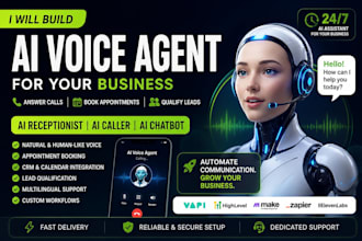 build ai voice agent for appointments and customer support