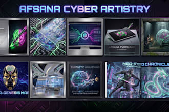 create professional ai concept art for books, games, business