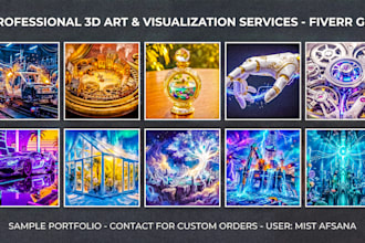 create professional ai concept art for books, games, business
