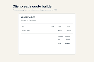 build a custom google sheets pricing calculator