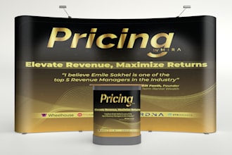design tradeshow booth backdrop for exhibition